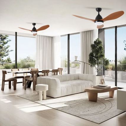 ZEVENTI - LED himmennettävä kattovalo MURO LED/18W/230V 3000-6000K Wi-Fi Tuya musta + kauko-ohjaus