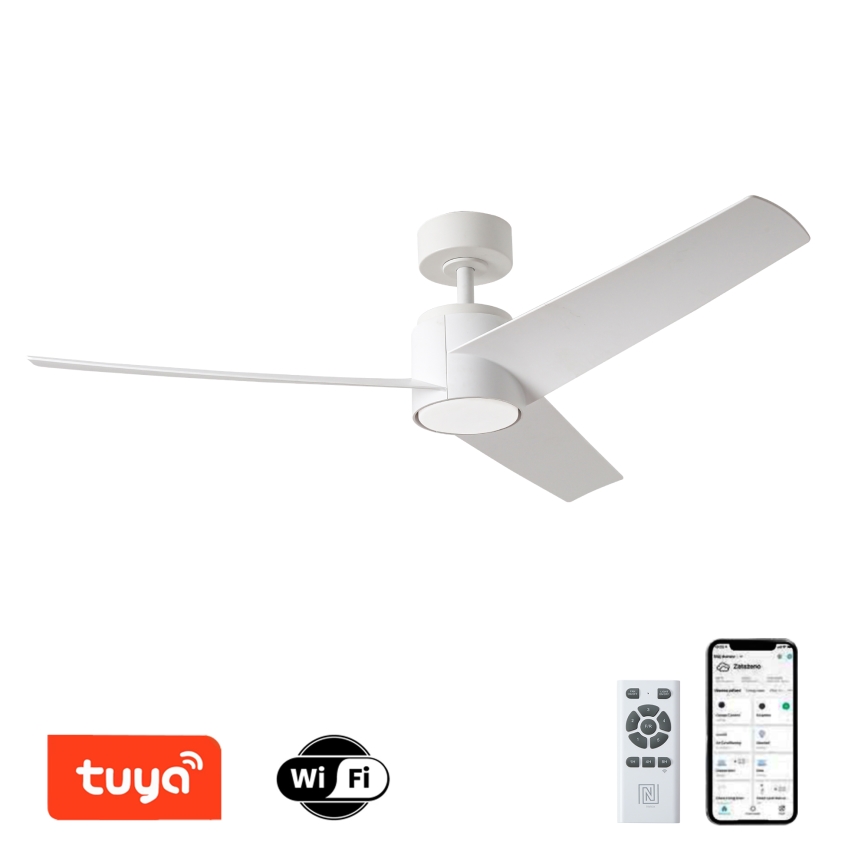 ZEVENTI - LED himmennettävä kattovalo ORVIETO LED/18W/230V 3000-6000K Wi-Fi Tuya valkoinen + kauko-ohjaus