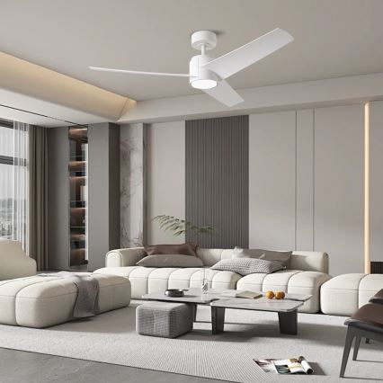 ZEVENTI - LED himmennettävä kattovalo ORVIETO LED/18W/230V 3000-6000K Wi-Fi Tuya valkoinen + kauko-ohjaus