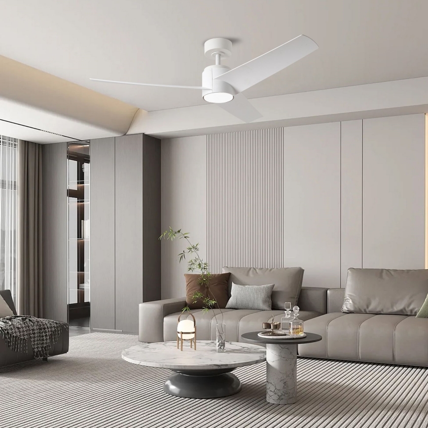 ZEVENTI - LED himmennettävä kattovalo ORVIETO LED/18W/230V 3000-6000K Wi-Fi Tuya valkoinen + kauko-ohjaus
