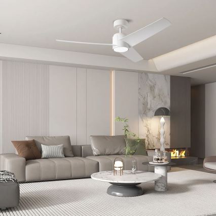 ZEVENTI - LED himmennettävä kattovalo ORVIETO LED/18W/230V 3000-6000K Wi-Fi Tuya valkoinen + kauko-ohjaus