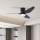 ZEVENTI - LED Kattotuuletin PADUA LED/18W/230V 3000-6000K Wi-Fi Tuya musta + kauko-ohjaus