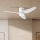 ZEVENTI - LED Kattotuuletin PADUA LED/18W/230V 3000-6000K Wi-Fi Tuya valkoinen + kauko-ohjaus