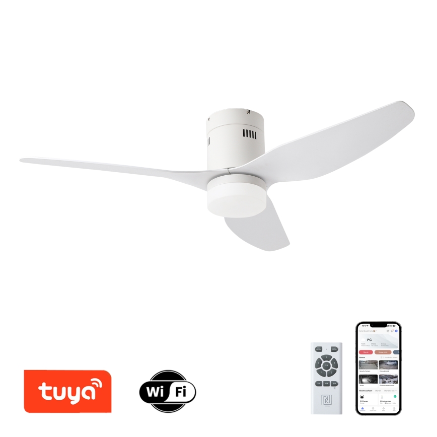 ZEVENTI - LED himmennettävä kattovalo PADUA LED/18W/230V 3000-6000K Wi-Fi Tuya valkoinen + kauko-ohjaus