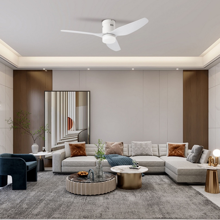 ZEVENTI - LED himmennettävä kattovalo PADUA LED/18W/230V 3000-6000K Wi-Fi Tuya valkoinen + kauko-ohjaus