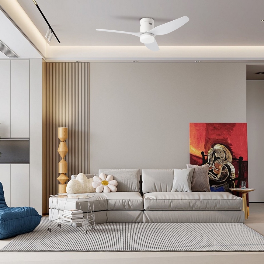 ZEVENTI - LED himmennettävä kattovalo PADUA LED/18W/230V 3000-6000K Wi-Fi Tuya valkoinen + kauko-ohjaus