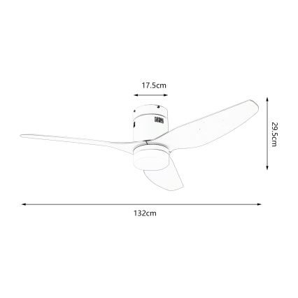 ZEVENTI - LED himmennettävä kattovalo PADUA LED/18W/230V 3000-6000K Wi-Fi Tuya valkoinen + kauko-ohjaus