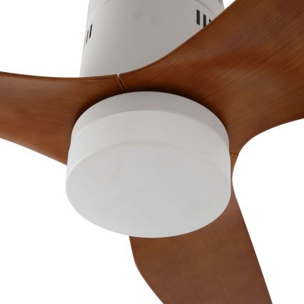 ZEVENTI - LED himmennettävä kattovalo PADUA LED/18W/230V 3000-6000K Wi-Fi Tuya valkoinen/ruskea + kauko-ohjaus