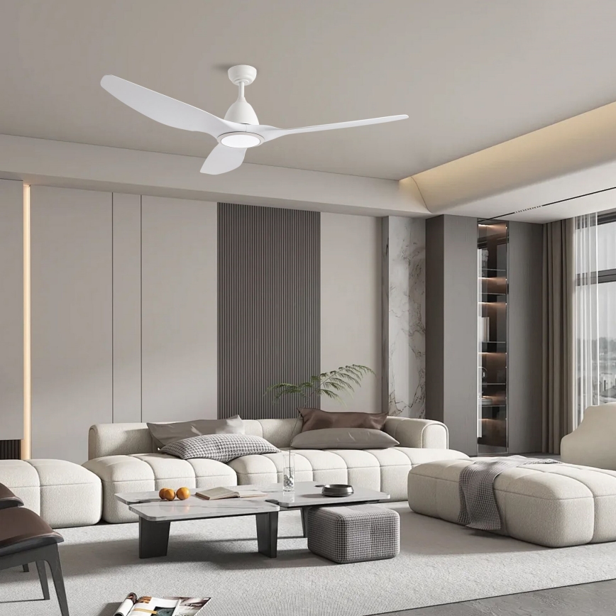 ZEVENTI - LED himmennettävä kattovalo URBINO LED/20W/230V 3000-6000K Wi-Fi Tuya valkoinen + kauko-ohjaus