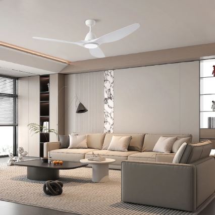 ZEVENTI - LED himmennettävä kattovalo URBINO LED/20W/230V 3000-6000K Wi-Fi Tuya valkoinen + kauko-ohjaus