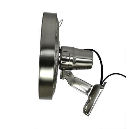 ZEVENTI - Seinätuuletin FREEZE 50W/230V halkaisija 40 cm mattakromi + kauko-ohjaus