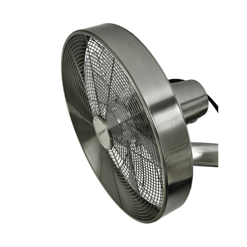 ZEVENTI - Seinätuuletin FREEZE 50W/230V halkaisija 40 cm mattakromi + kauko-ohjaus