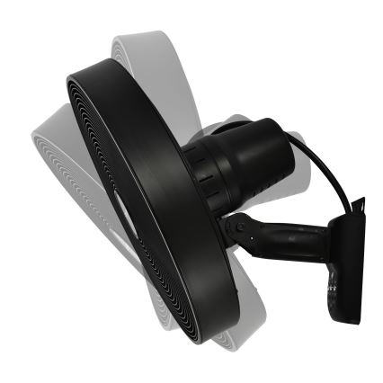 ZEVENTI - Seinätuuletin FREEZE 50W/230V halkaisija 40 cm musta + kauko-ohjaus