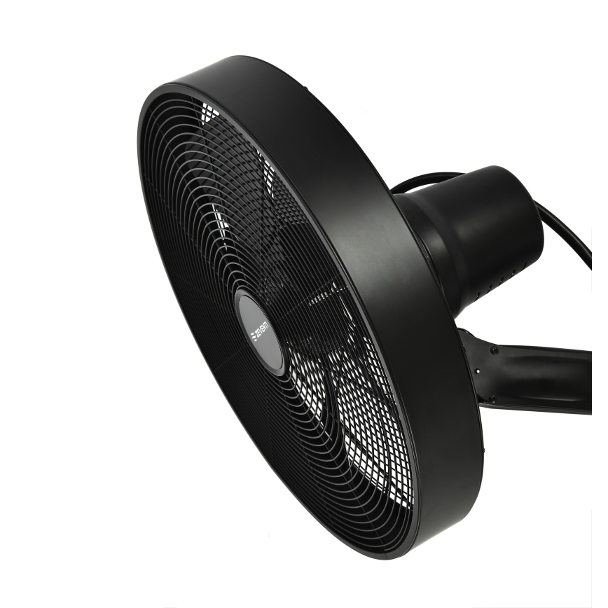 ZEVENTI - Seinätuuletin FREEZE 50W/230V halkaisija 40 cm musta + kauko-ohjaus