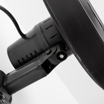 ZEVENTI - Seinätuuletin FREEZE 50W/230V halkaisija 40 cm musta + kauko-ohjaus