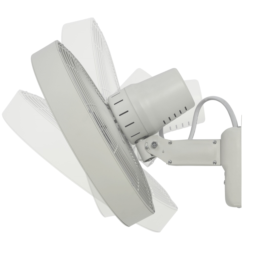 ZEVENTI - Seinätuuletin FREEZE 50W/230V halkaisija 40 cm valkoinen + kauko-ohjaus