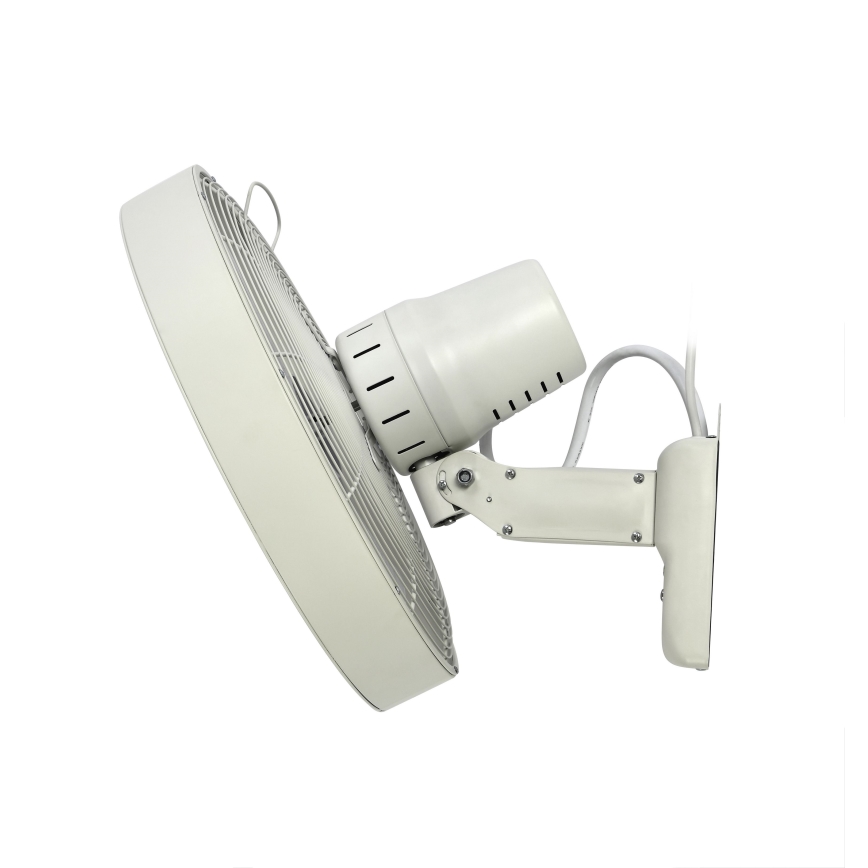 ZEVENTI - Seinätuuletin FREEZE 50W/230V halkaisija 40 cm valkoinen + kauko-ohjaus