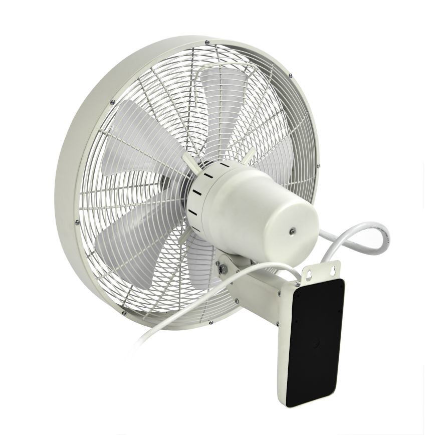 ZEVENTI - Seinätuuletin FREEZE 50W/230V halkaisija 40 cm valkoinen + kauko-ohjaus