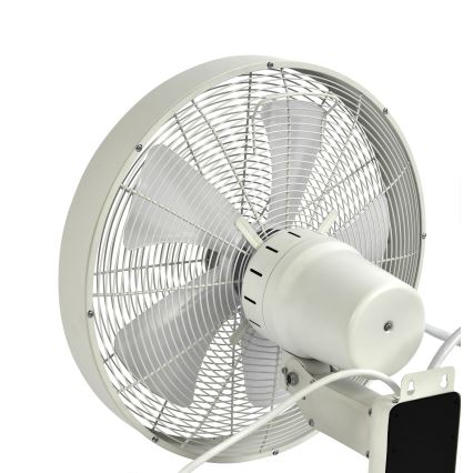 ZEVENTI - Seinätuuletin FREEZE 50W/230V halkaisija 40 cm valkoinen + kauko-ohjaus