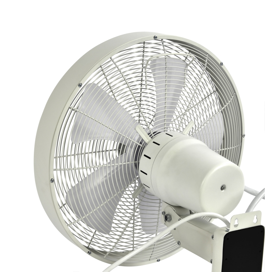 ZEVENTI - Seinätuuletin FREEZE 50W/230V halkaisija 40 cm valkoinen + kauko-ohjaus