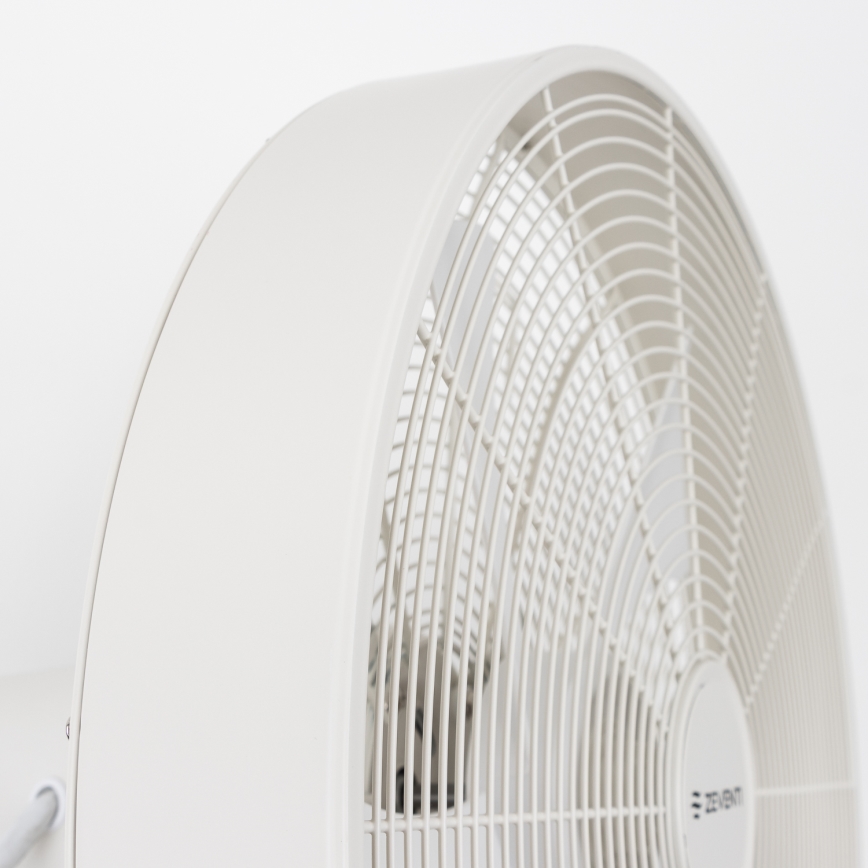 ZEVENTI - Seinätuuletin FREEZE 50W/230V halkaisija 40 cm valkoinen + kauko-ohjaus