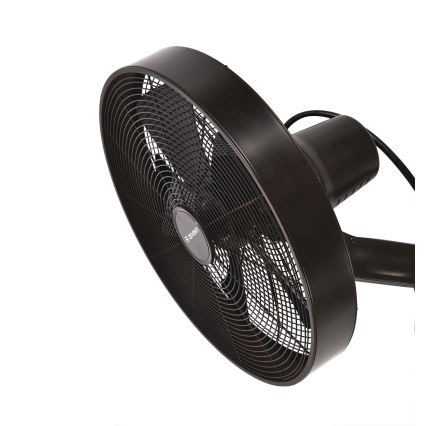 ZEVENTI - Seinätuuletin FREEZE 50W/230V halkaisija 40 cm musta/ruskea + kauko-ohjaus