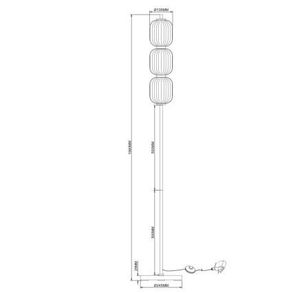 Zuma Line - LED-lattiavalaisin LED/20W/230V kultainen
