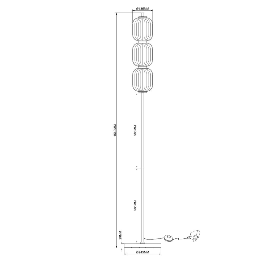 Zuma Line - LED-lattiavalaisin LED/20W/230V kultainen