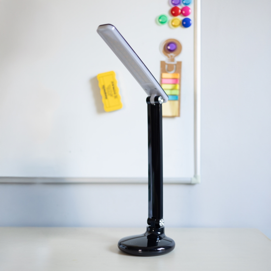 Zuma Line - LED-ladattava pöytävalaisin LED/6W/1200 mAh 3000/4500/6000K CRI 90 musta