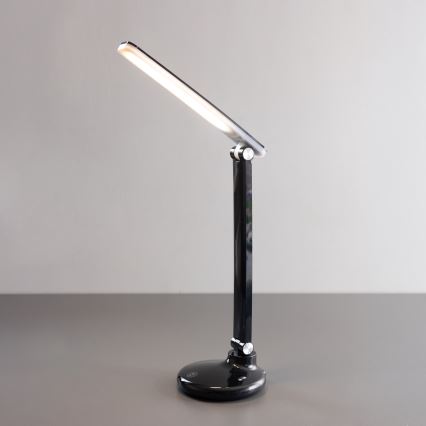 Zuma Line - LED Ladattava pöytävalaisin LED/6W/1200 mAh 3000/4500/6000K musta