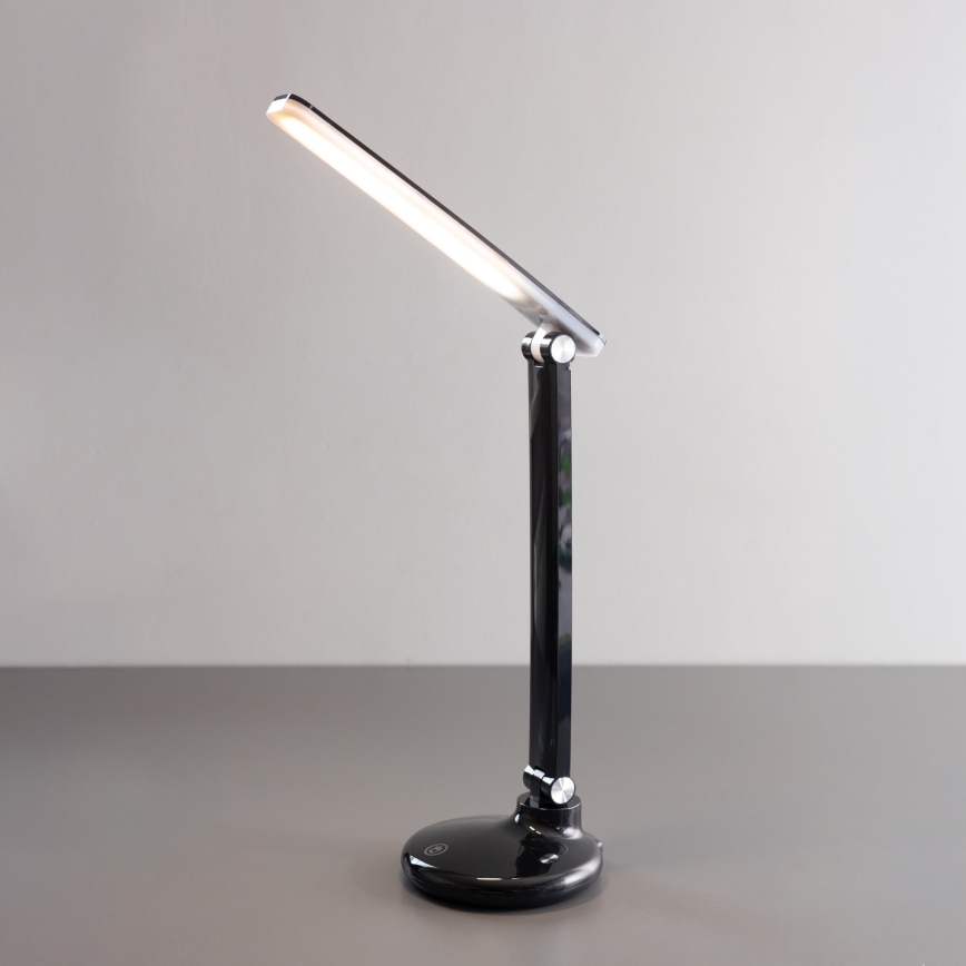 Zuma Line - LED Ladattava pöytävalaisin LED/6W/1200 mAh 3000/4500/6000K musta