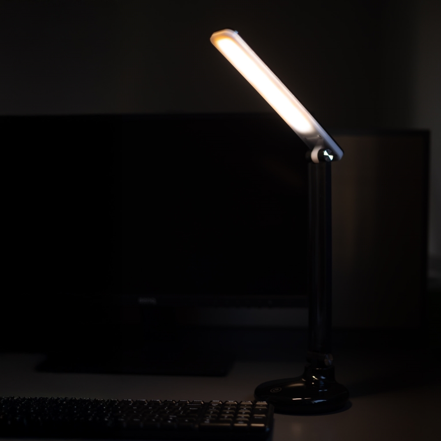 Zuma Line - LED Ladattava pöytävalaisin LED/6W/1200 mAh 3000/4500/6000K musta