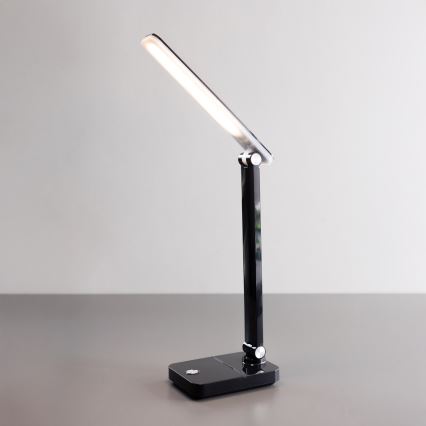 Zuma Line - LED Ladattava pöytävalaisin LED/8W/1200 mAh 3000/4500/6000K musta