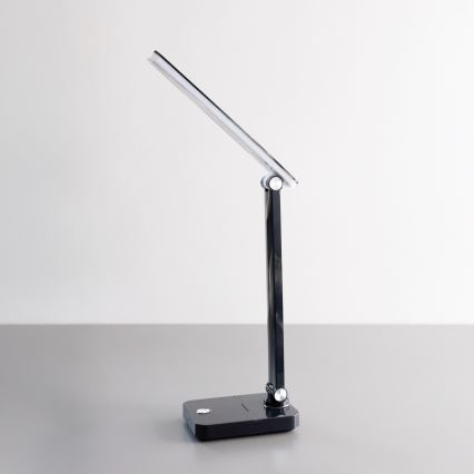 Zuma Line - LED Ladattava pöytävalaisin LED/8W/1200 mAh 3000/4500/6000K musta