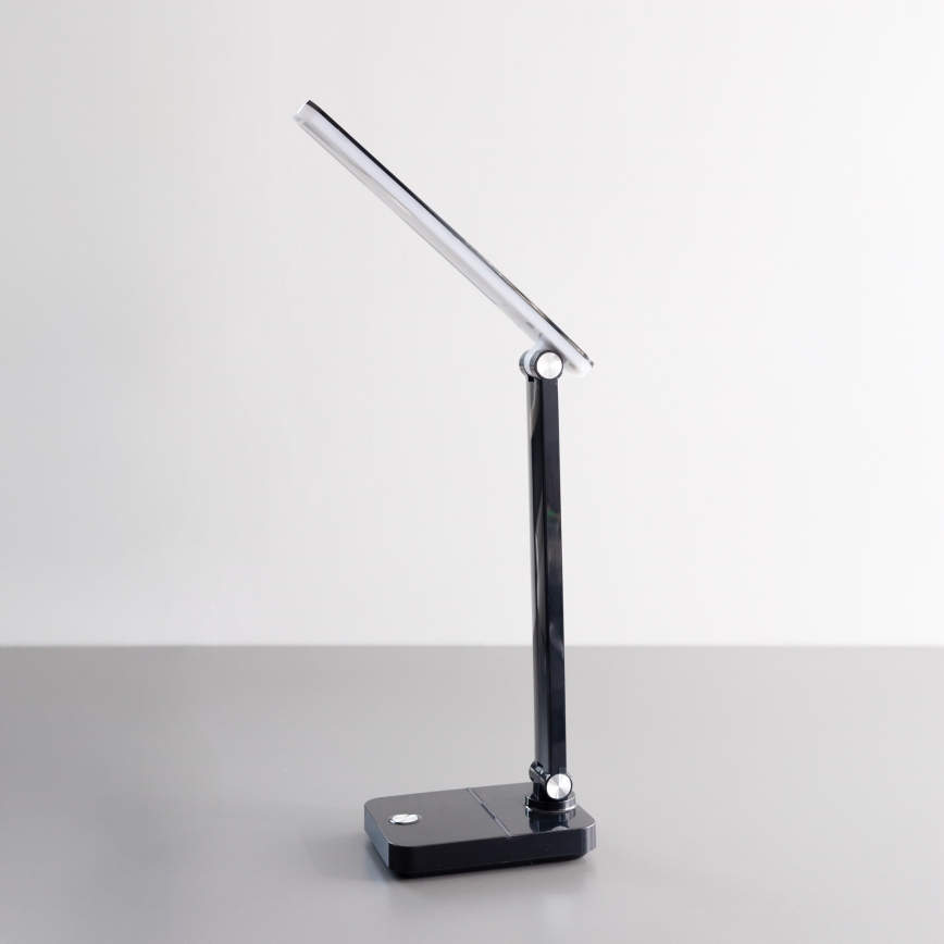 Zuma Line - LED Ladattava pöytävalaisin LED/8W/1200 mAh 3000/4500/6000K musta