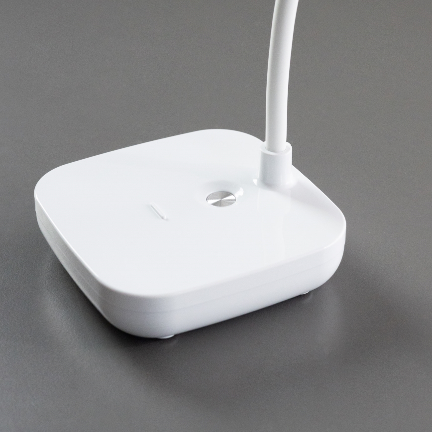 Zuma Line - LED-ladattava pöytävalaisin LED/7W/1200 mAh 3000/4500/6000K CRI 90 valkoinen
