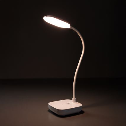 Zuma Line - LED Ladattava pöytävalaisin LED/7W/1200 mAh 3000/4500/6000K CRI 90 valkoinen