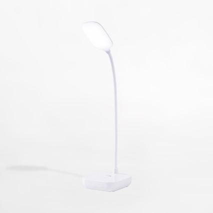 Zuma Line - LED Ladattava pöytävalaisin LED/7W/1200 mAh 3000/4500/6000K CRI 90 valkoinen