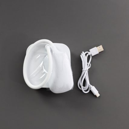 Zuma Line - LED Ladattava pöytävalaisin LED/7W/1200 mAh 3000/4500/6000K CRI 90 valkoinen