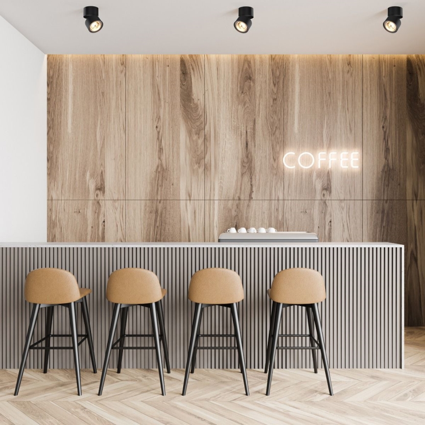 Zuma Line - Kohdevalaisin 1xGU10-ES111/15W/230V musta