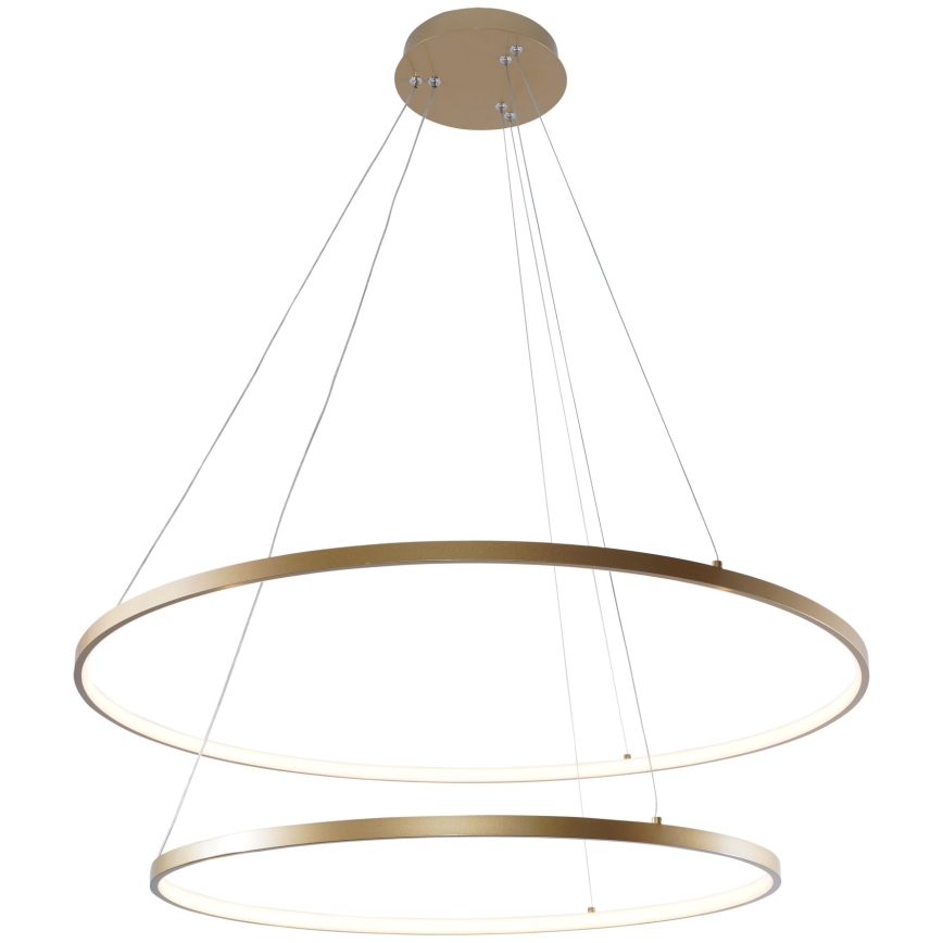 Zuma Line - LED-kattokruunu johdossa LED/60W/230V 3000/4000/6000K halkaisija 80 cm kulta