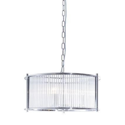Zuma Line - Kattokruunu ketjussa 3xE27/40W/230V kiiltävä kromi