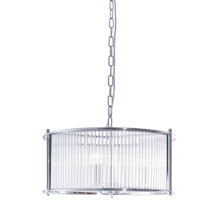 Zuma Line - Kattokruunu ketjussa 3xE27/40W/230V kiiltävä kromi