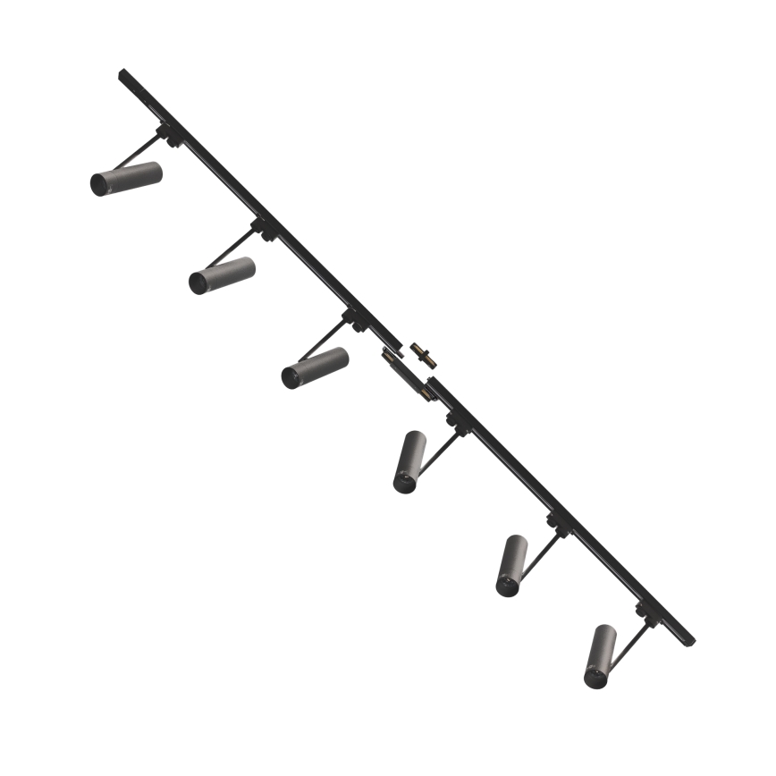 Zuma Line - Kohdevalo kiskojärjestelmään 6xGU10/35W/230V musta