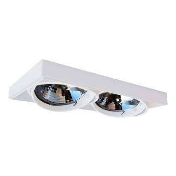 Zuma Line 94364-WH-Upotettava valo ONEON 2xGU10-AR111/15W/230V valkoinen