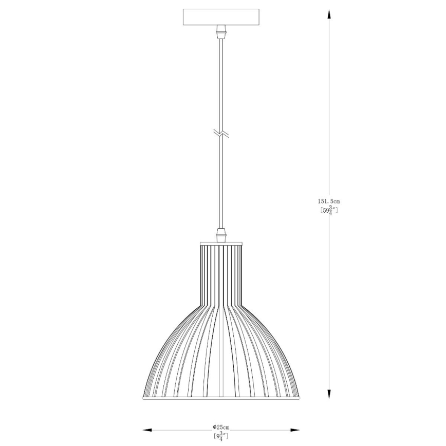 Zuma Line - Kattokruunu johdossa 1xE27/40W/230V halkaisija 25 cm kulta