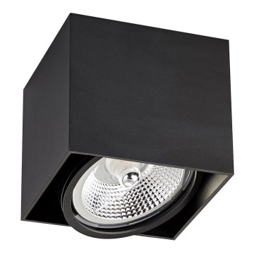Zuma Line ACGU10-115 -  Kohdevalo BOX 1 1xGU10-ES111/15W/230V musta
