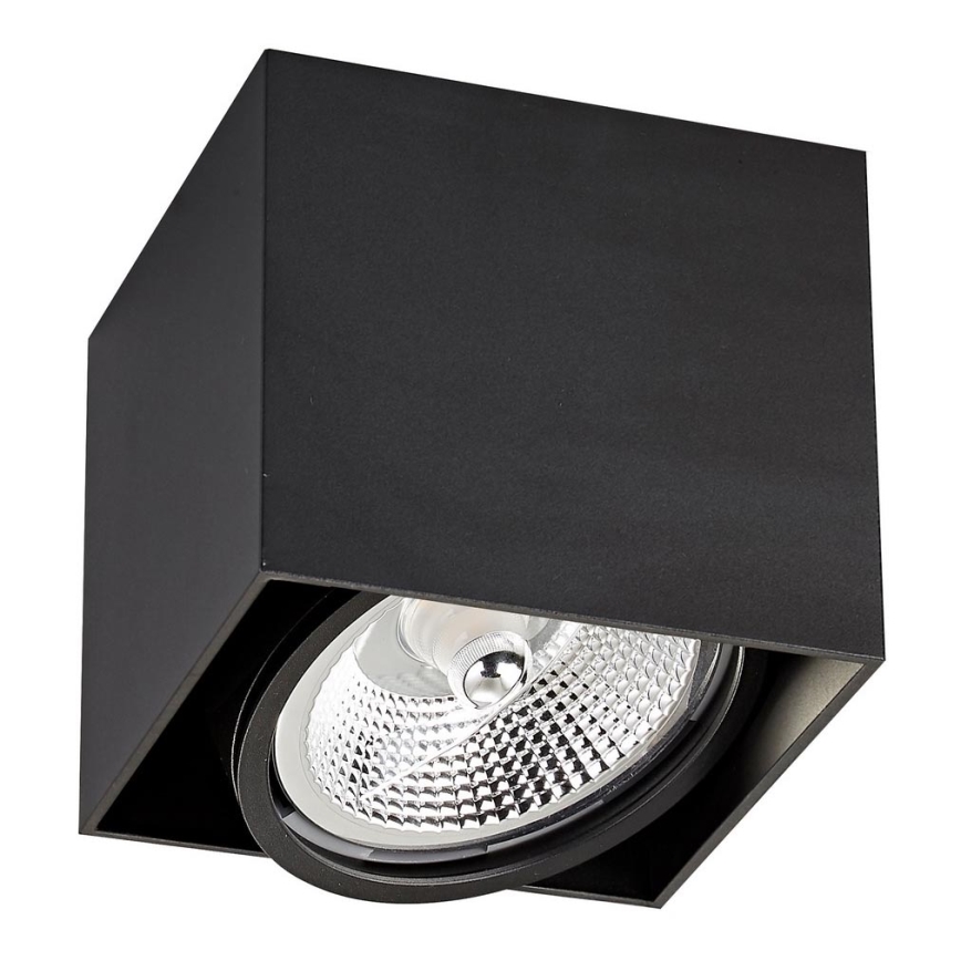 Zuma Line ACGU10-115 -  Kohdevalo BOX 1 1xGU10-ES111/15W/230V musta