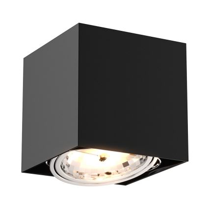 Zuma Line ACGU10-115 -  Kohdevalo BOX 1 1xGU10-ES111/15W/230V musta
