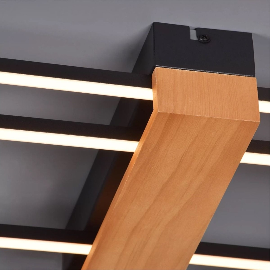 Zuma Line - LED-kattovalaisin LED/39W/230V 3000K musta/mänty